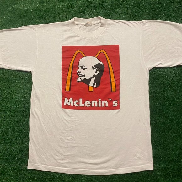 Vintage Other - Lenin Communist Russia Vintage 90s Punk Parody T-Shirt